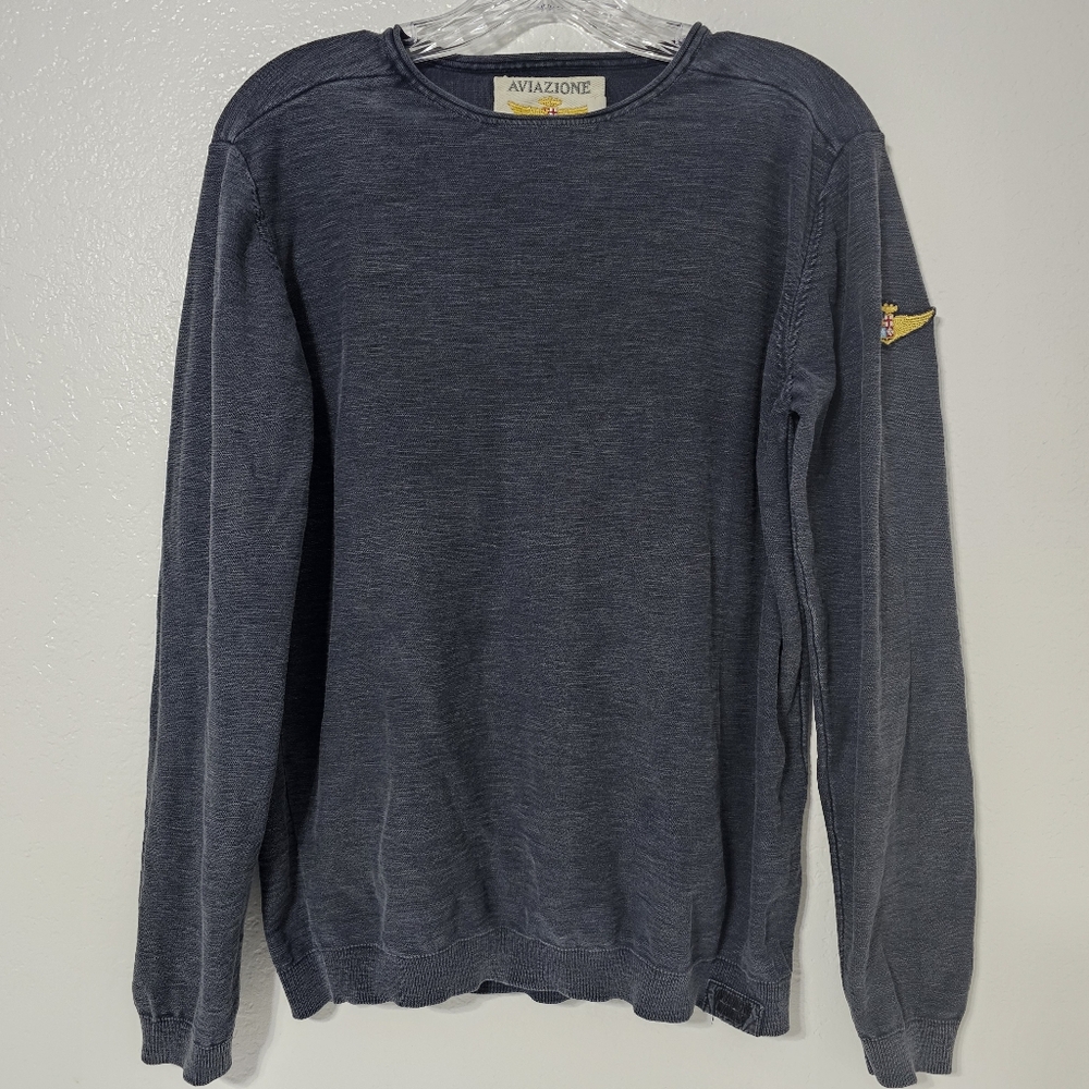 Aviazione Navale Marina Militare Lightweigt Sweatshirt Men’s M Navy Blue